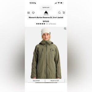 Women's Burton Reserve 2L 3-in-1 Jacket